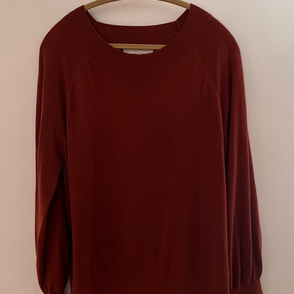 Rust Red Sweater - Picture 1 of 4